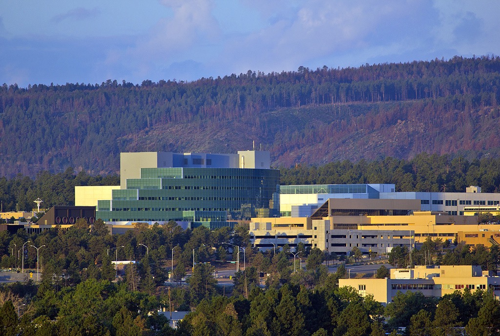 Los Alamos National Laboratory and the surrounding mesas